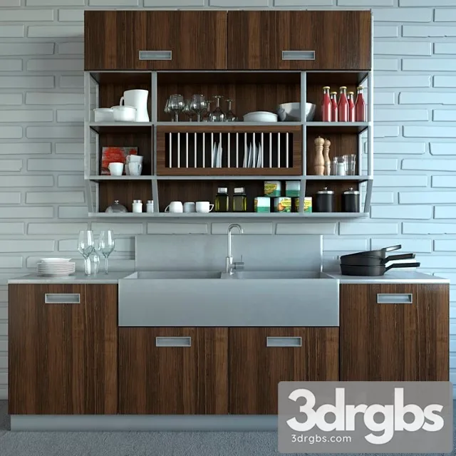 Marsha Tsucines Kitchen Lab 40 3D Model Free