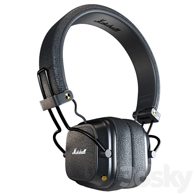 Marshall major black 3DModel