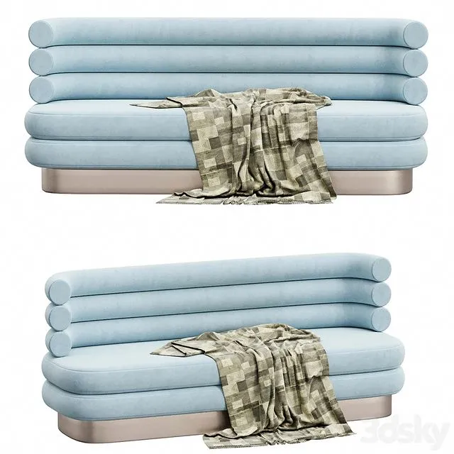 Marshmallow Sofa 3D Model