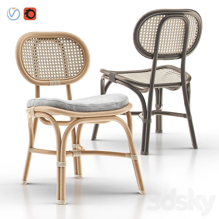 MARTE Bistro Chair 3D Model Free