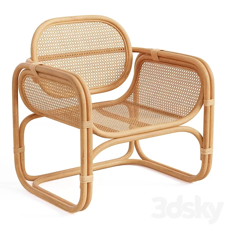 Marte Lounge Chair 3D Model Free