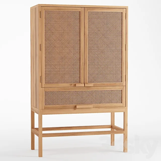 Marte Storage Cabinet 3D Model