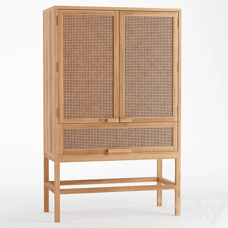 Marte Storage Cabinet 3D Model