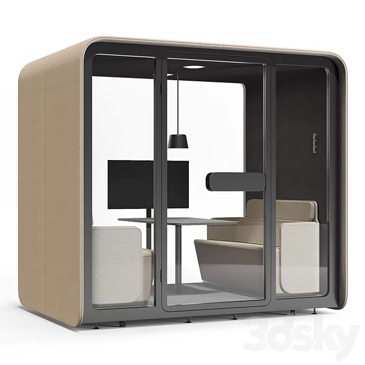 Martela Podbooth Meeting 3D Model Free