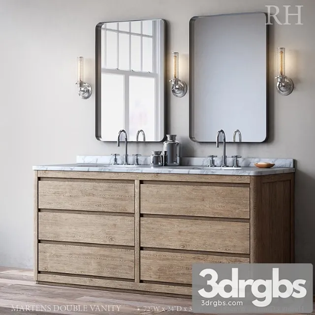 Martens Double Vanity 3D Model Free