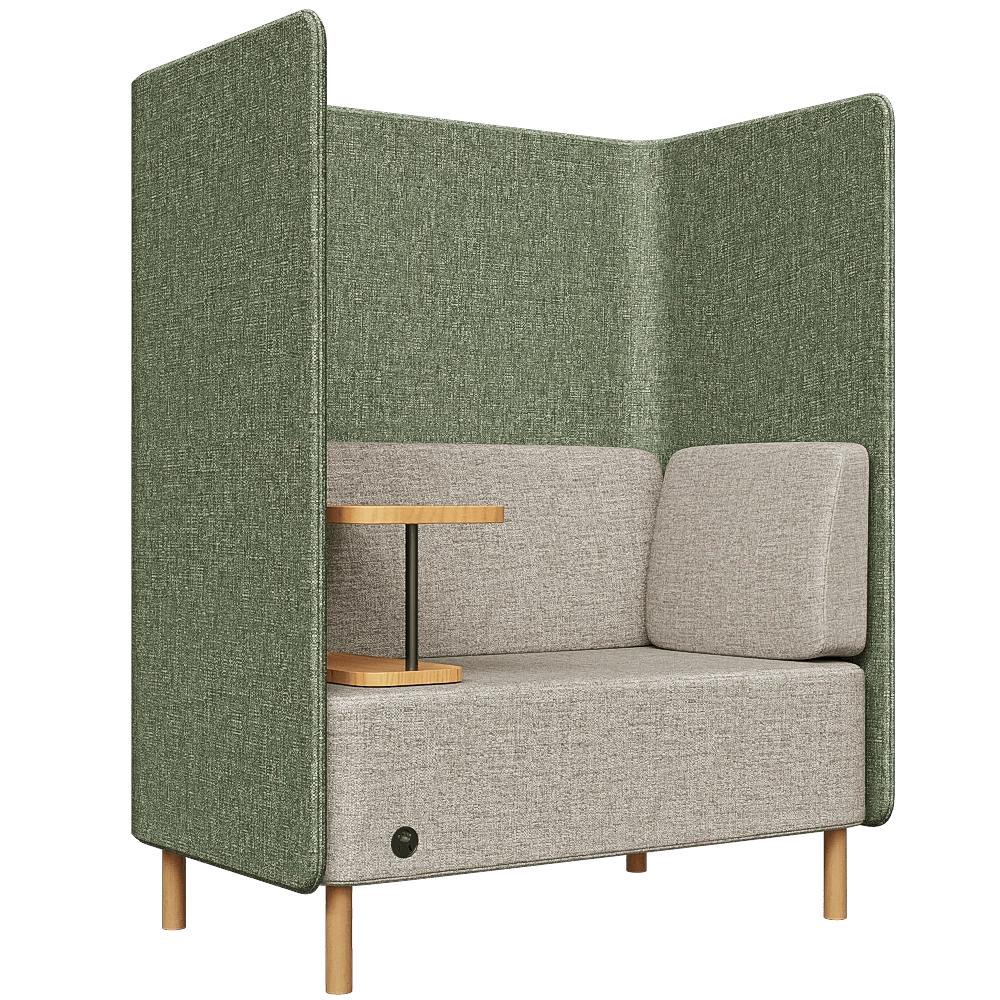 Martex - Armchair with desk Nucleo Business 3D Model