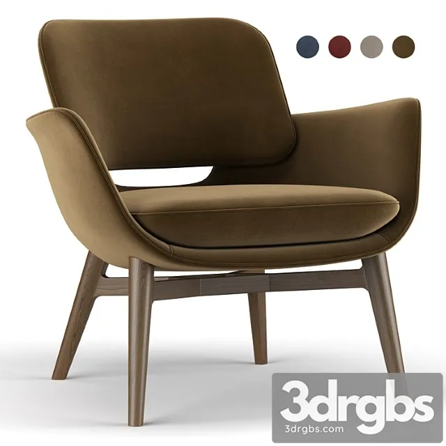 Martha armchair by poltrona frau