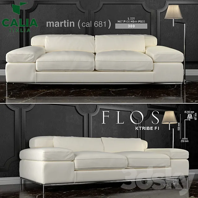 Martin sofa 3D Model
