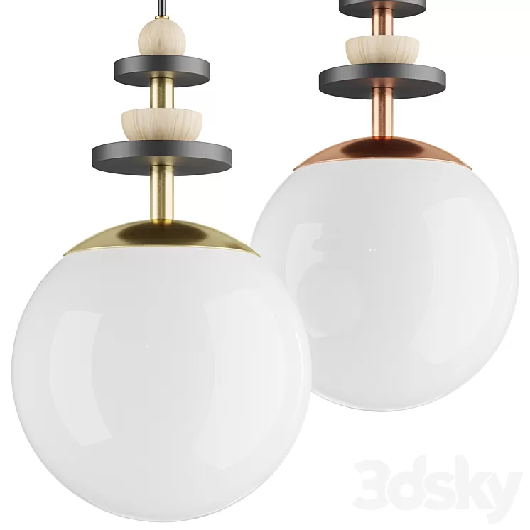 Maru Pendant Lamp 3D Model