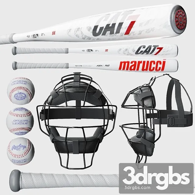 Marucci mcbc7 cat7 bbcor baseball bat 3D Model Free