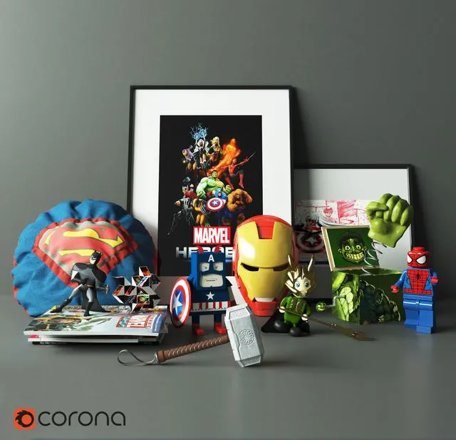 MARVEL-Heroes-1 3D Model