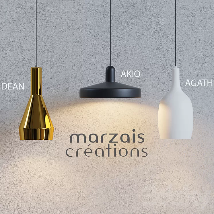 Marzais Créations - DEAN_AKIO_AGATHA 3D Model