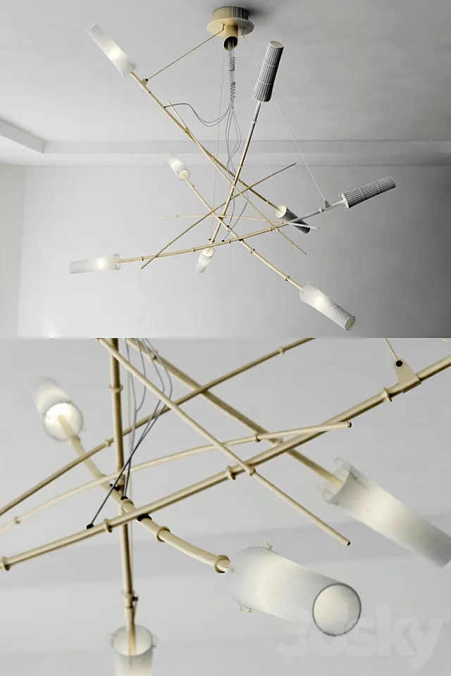 Masca Contemporaneo 1676_8S Bamboo 3D Model