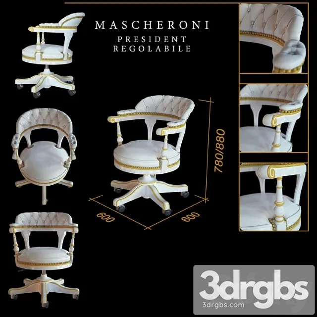 Mascheroni President Regolabile 3D Model Free