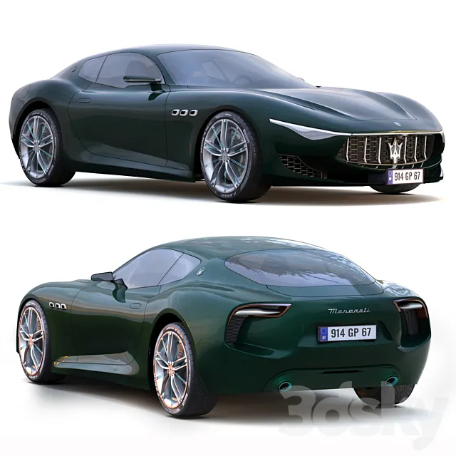 Maserati Alfieri 3D Model