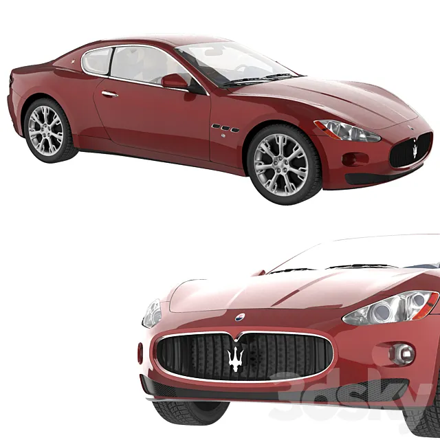 Maserati GranTurismo 3D Model