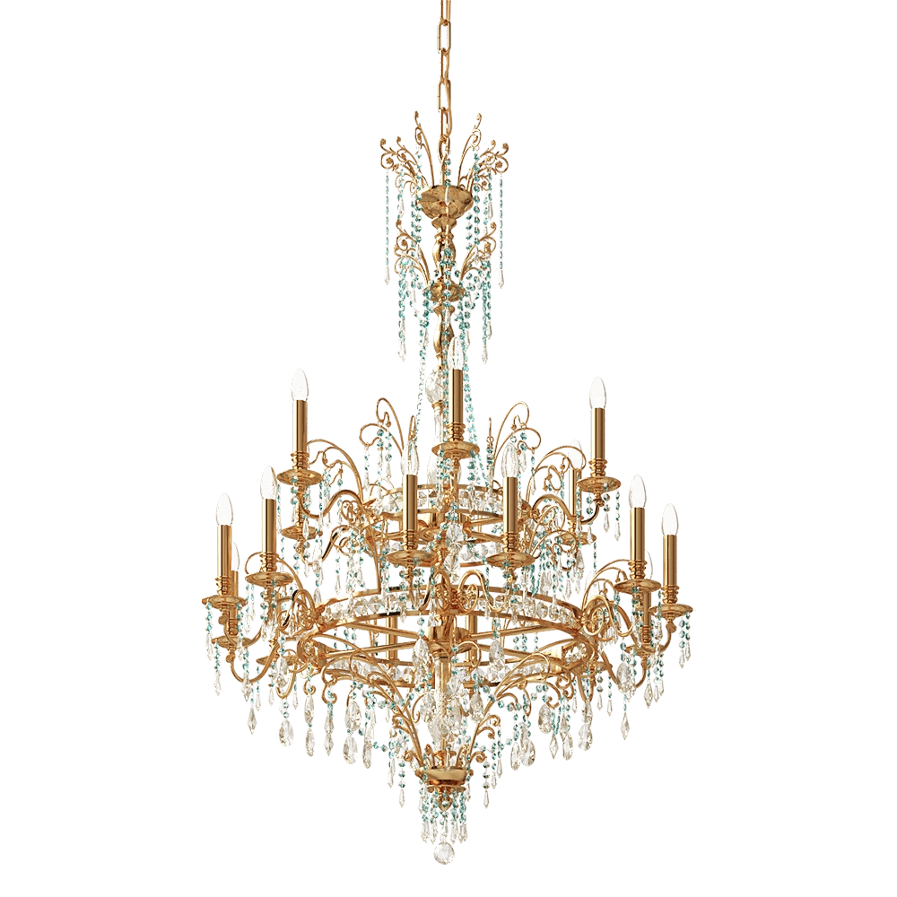 Masiero - Chandelier VE 802-S12+6 3D Model