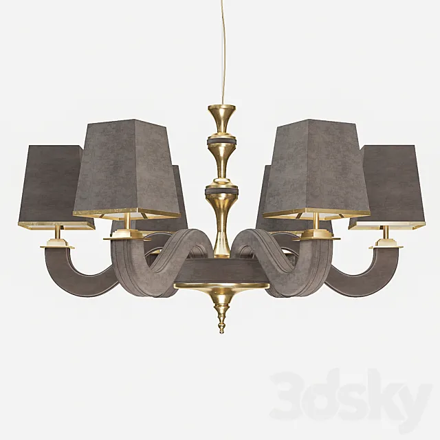 Masiero Darshan 6 chandelier 3DModel