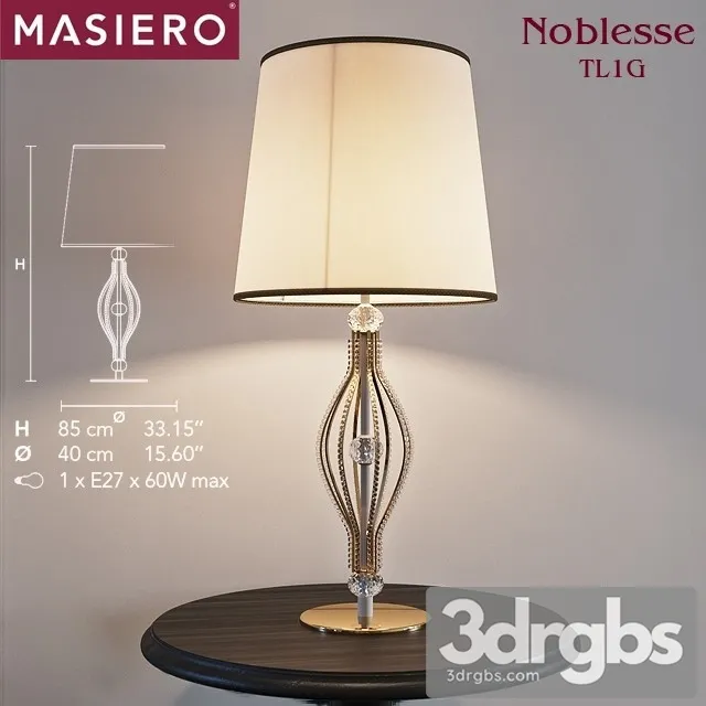 Masiero Noblesse TL1G Lamp 3D Model Free