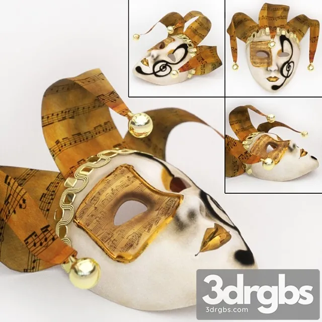 Mask for carnival 3D Model Free