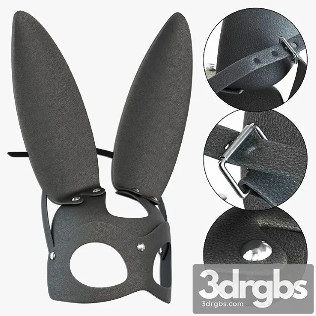 Mask hare bdsm 3D Model Free