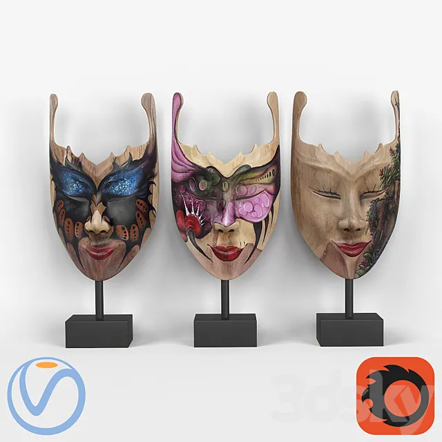 Masks 3D Model