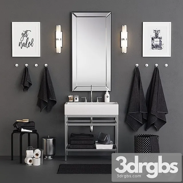 Mason bathroom set