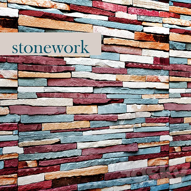 Masonry. 3D Model