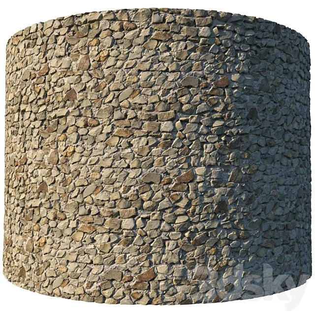 Masonry material 13 8k seamless PBR 3D Model