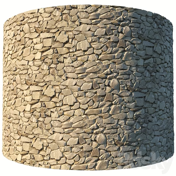 Masonry material 15 8k seamless PBR 3D Model