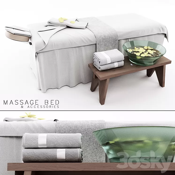 Massage Bed 3D Model