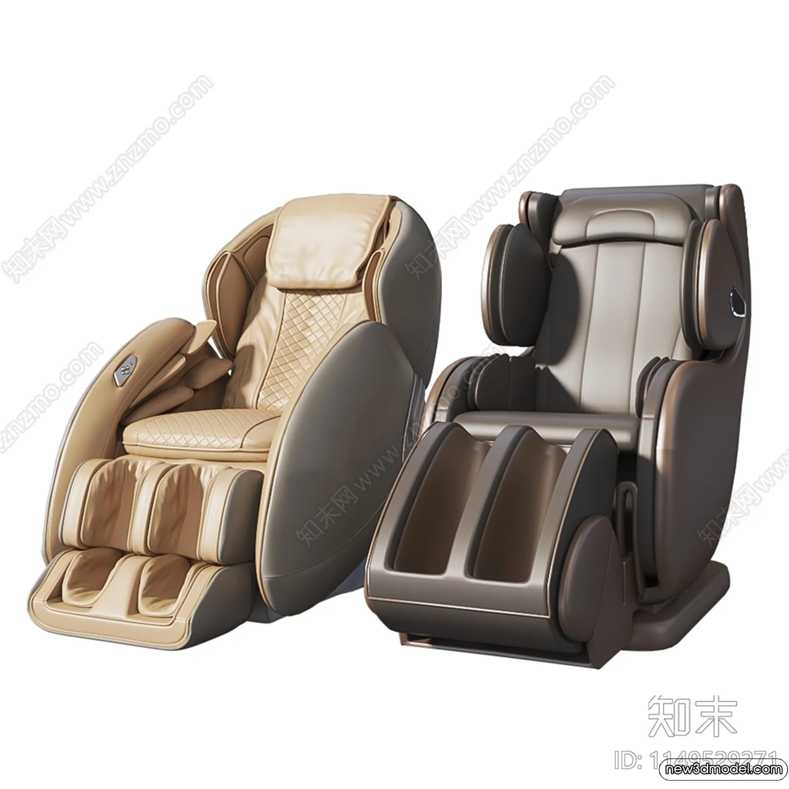 Massage Chairs - 3D Furniture Models for Interior - 003