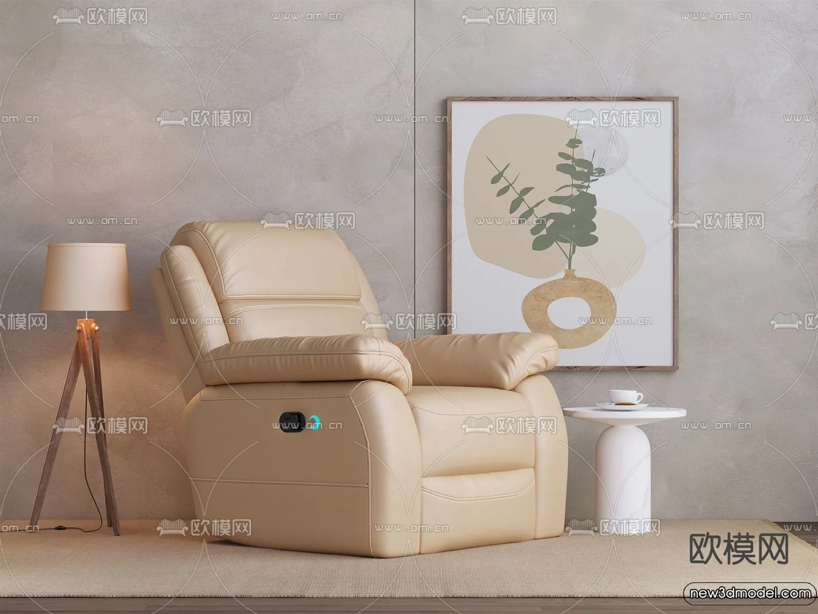 Massage Chairs - 3D Furniture Models for Interior - 008