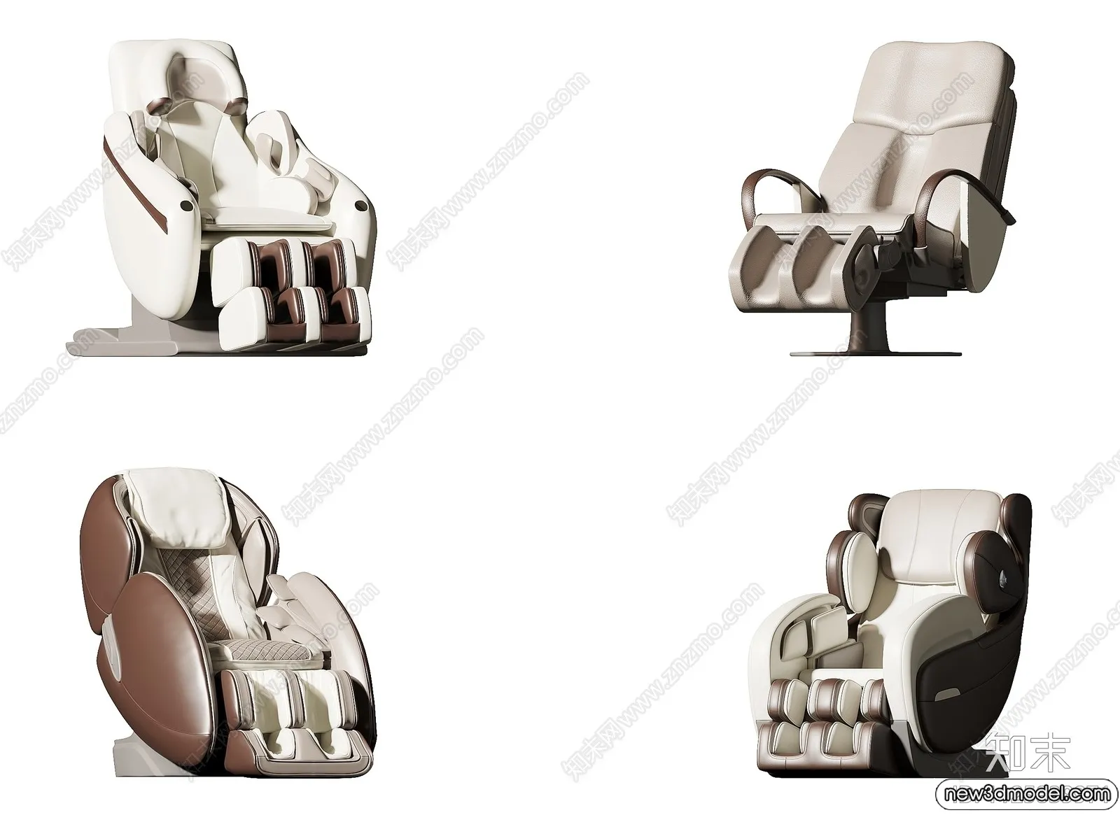 Massage Chairs - 3D Furniture Models for Interior - 011
