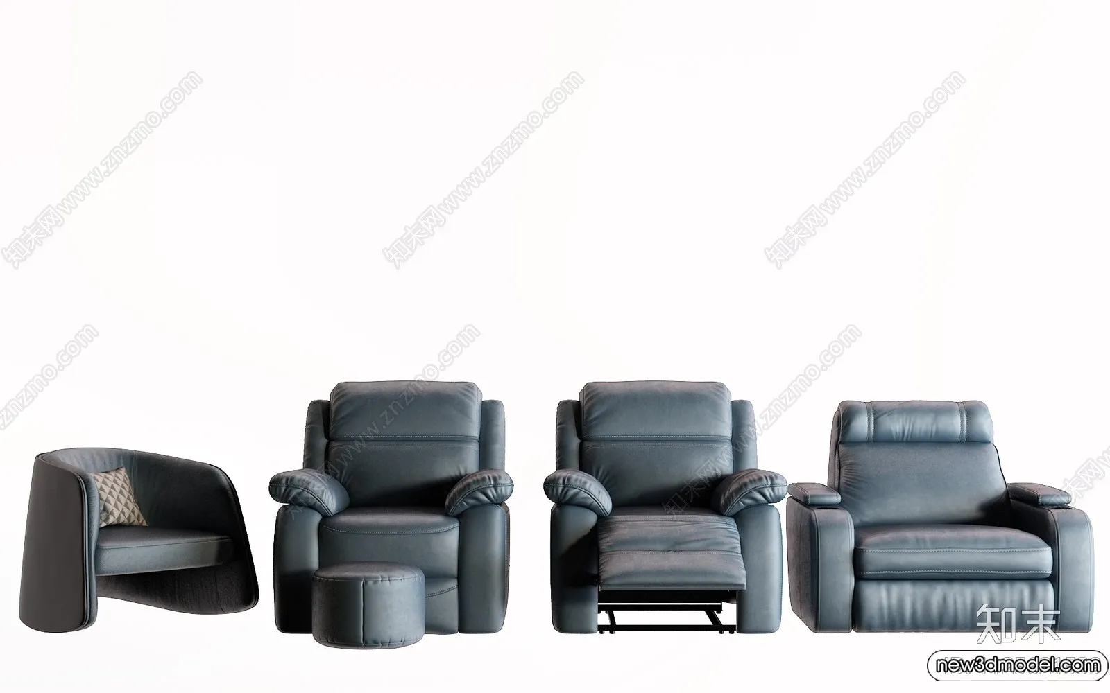 Massage Chairs - 3D Furniture Models for Interior - 019