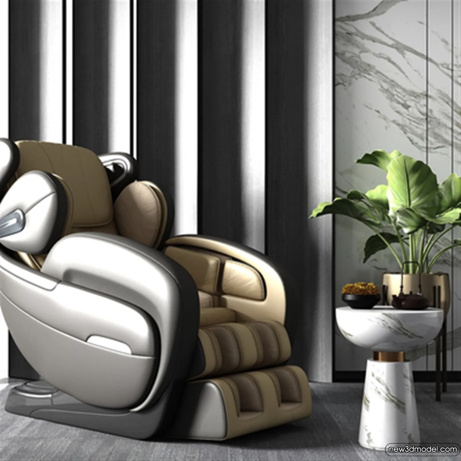 Massage Chairs - 3D Furniture Models for Interior - 020