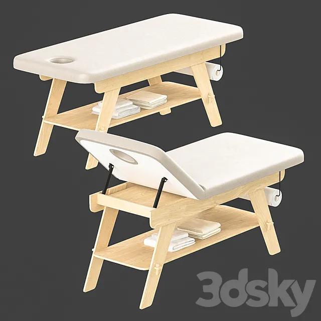 Massage couch 3DModel