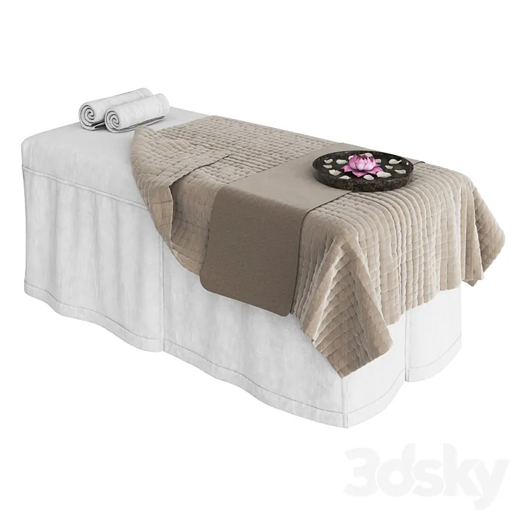 Massage table 3D Model Free