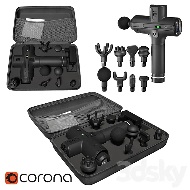 Massager gun 3D Model