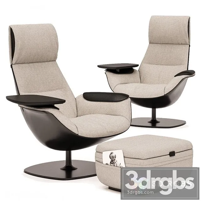 Massaud Lounge Chair 3D Model Free