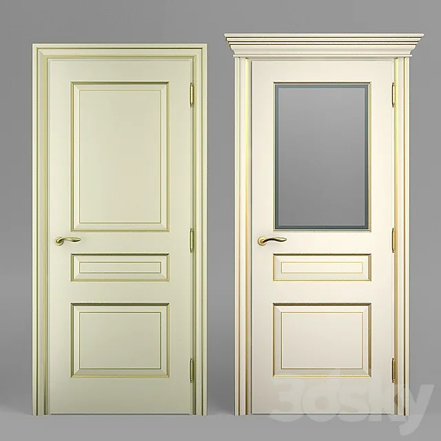 Massivstyle Interier Door Model 17 3DModel