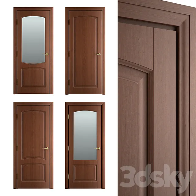 Massivstyle Interier Radial Door 01 3DModel