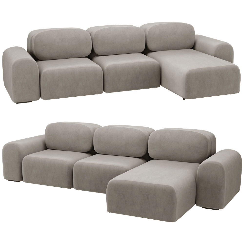 Masterfabrik  - Sofa Emeka - 1 3D Model