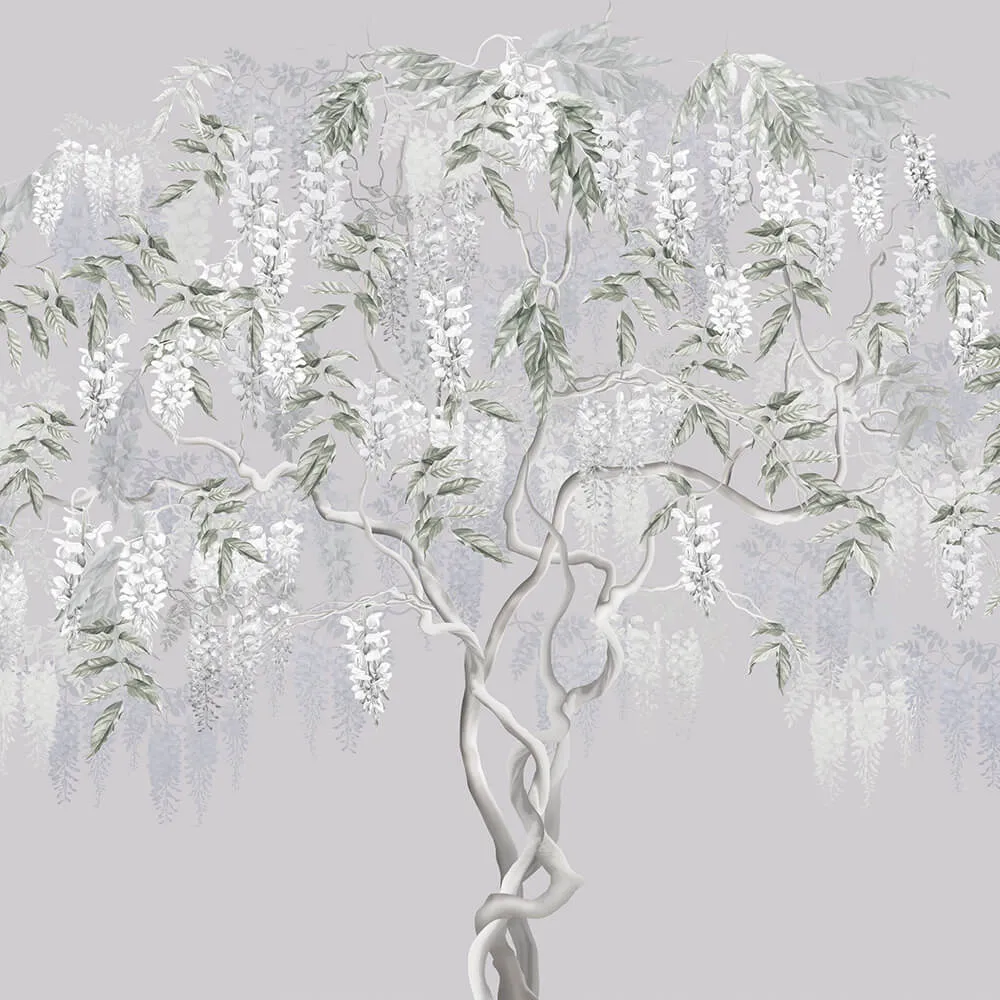 MasterFresok - Wallpaper Flowering wisteria 3D Model