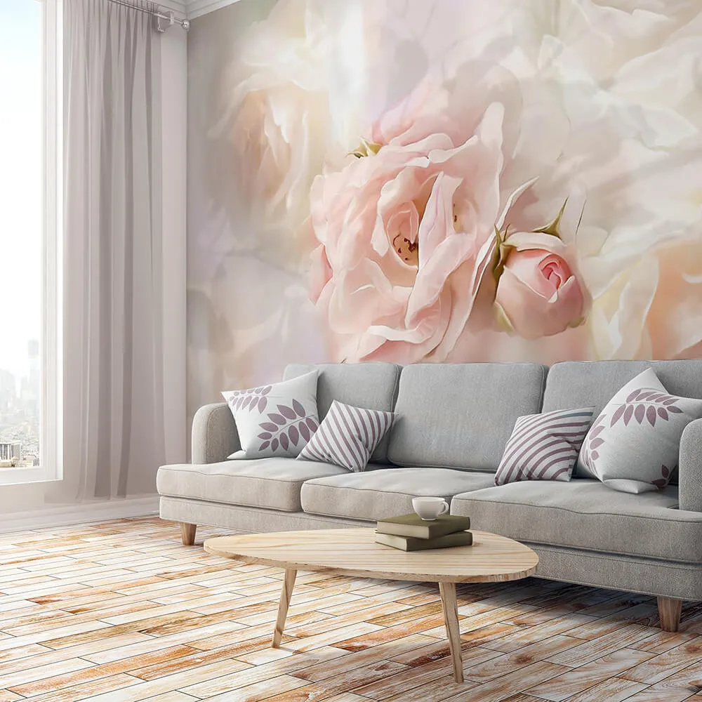 MasterFresok - Wallpaper Roses fluid art 3D Model