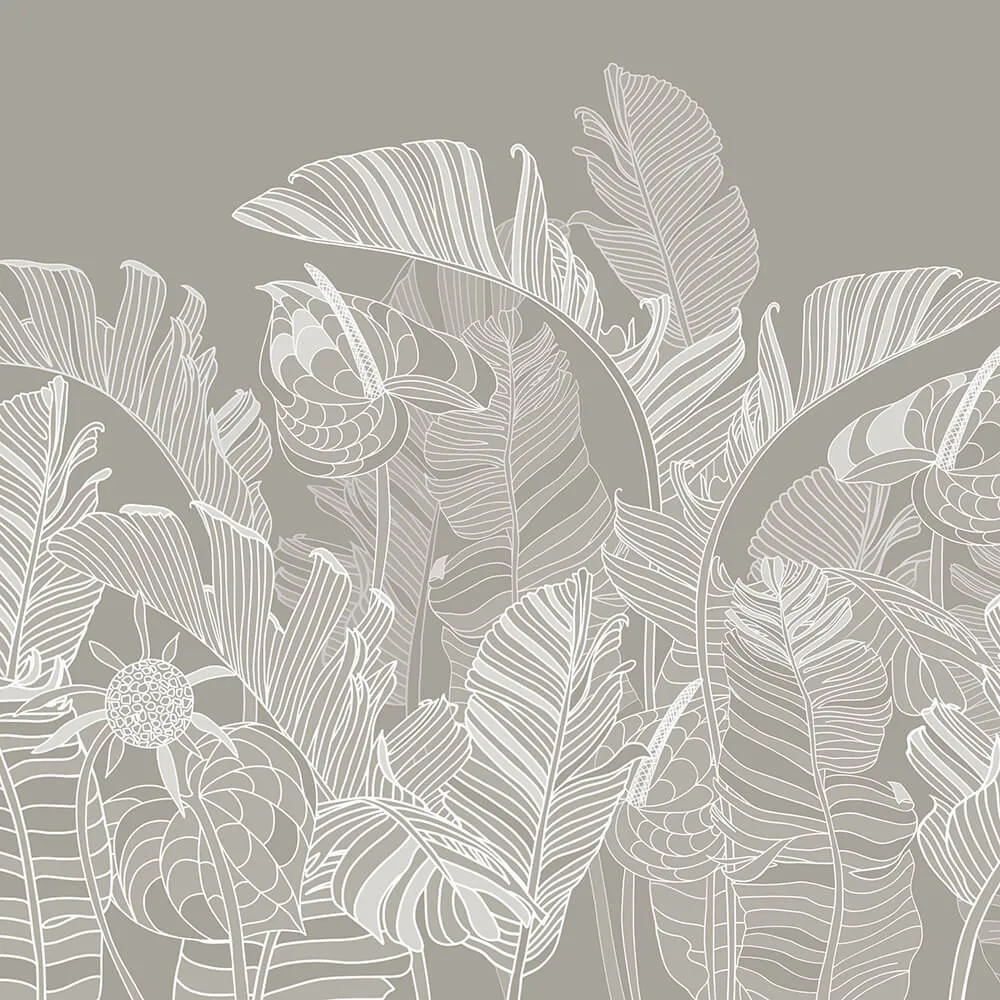 MasterFresok - Wallpaper Tropical leaves 3D Model