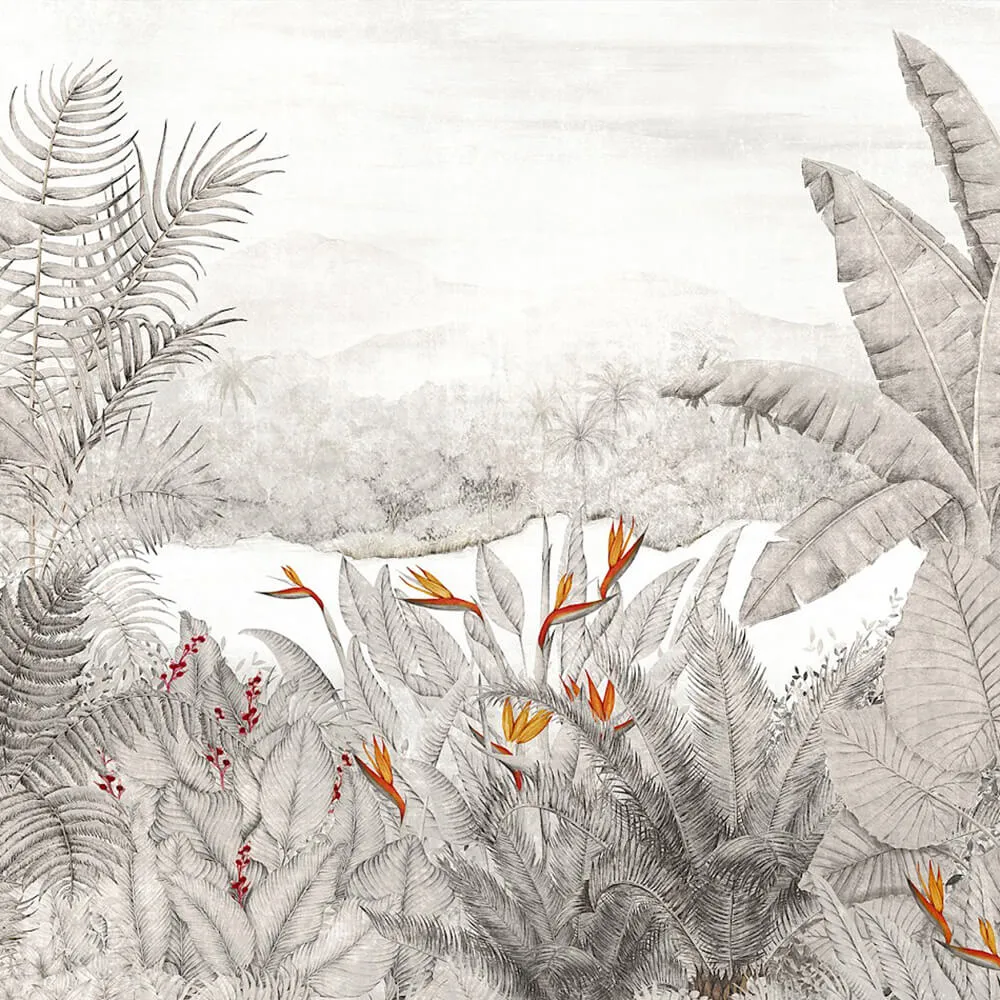 Masureel - Wallpaper Rainforest 3D Model