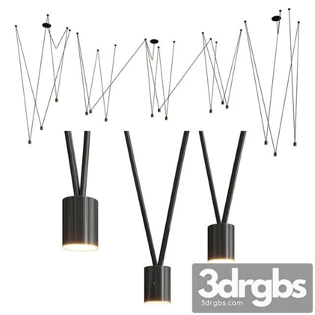 Match Chandelier 2 3D Model Free