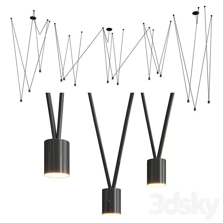 Match Chandelier 3D Model Free Download
