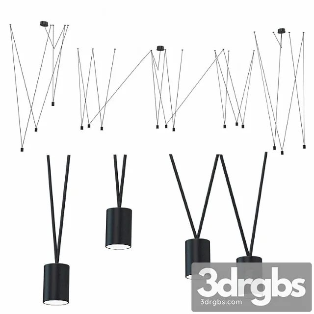 Match lamp vibia 3D Model Free